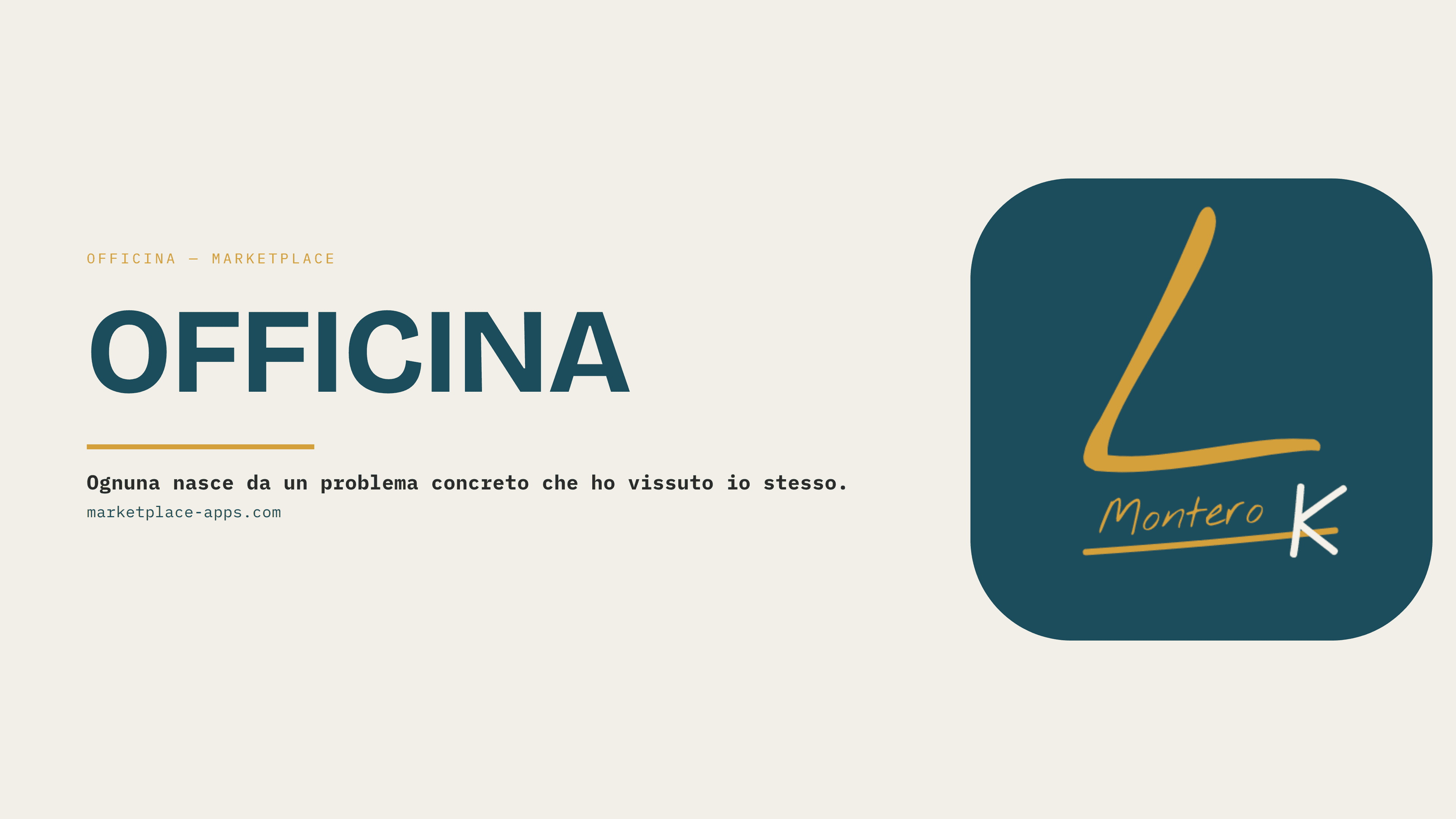 Officina — App italiane per problemi italiani